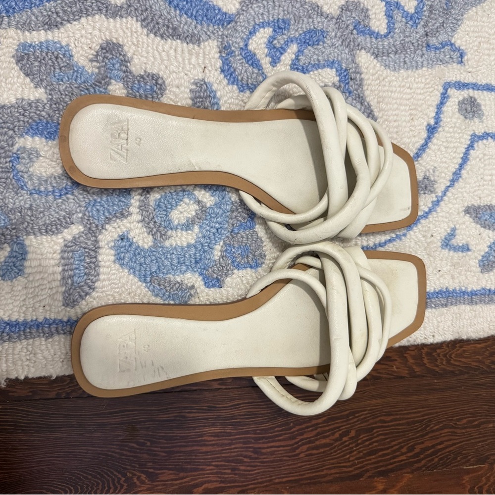 Zara Cream Women's Sandals